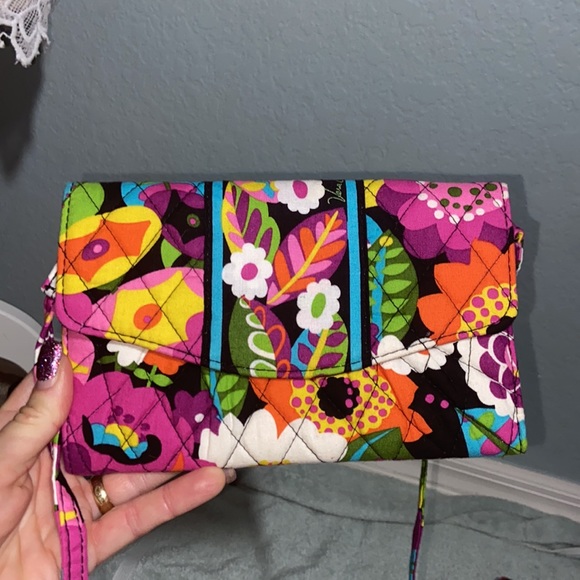 Nwt Vera Bradley va va bloom Strap Wallet crossbody - Picture 14 of 14